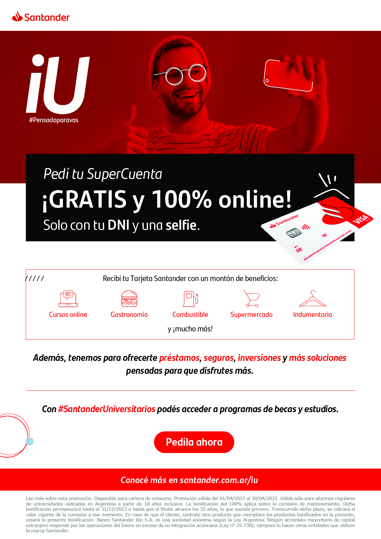 Link Cuenta Santander Universidades