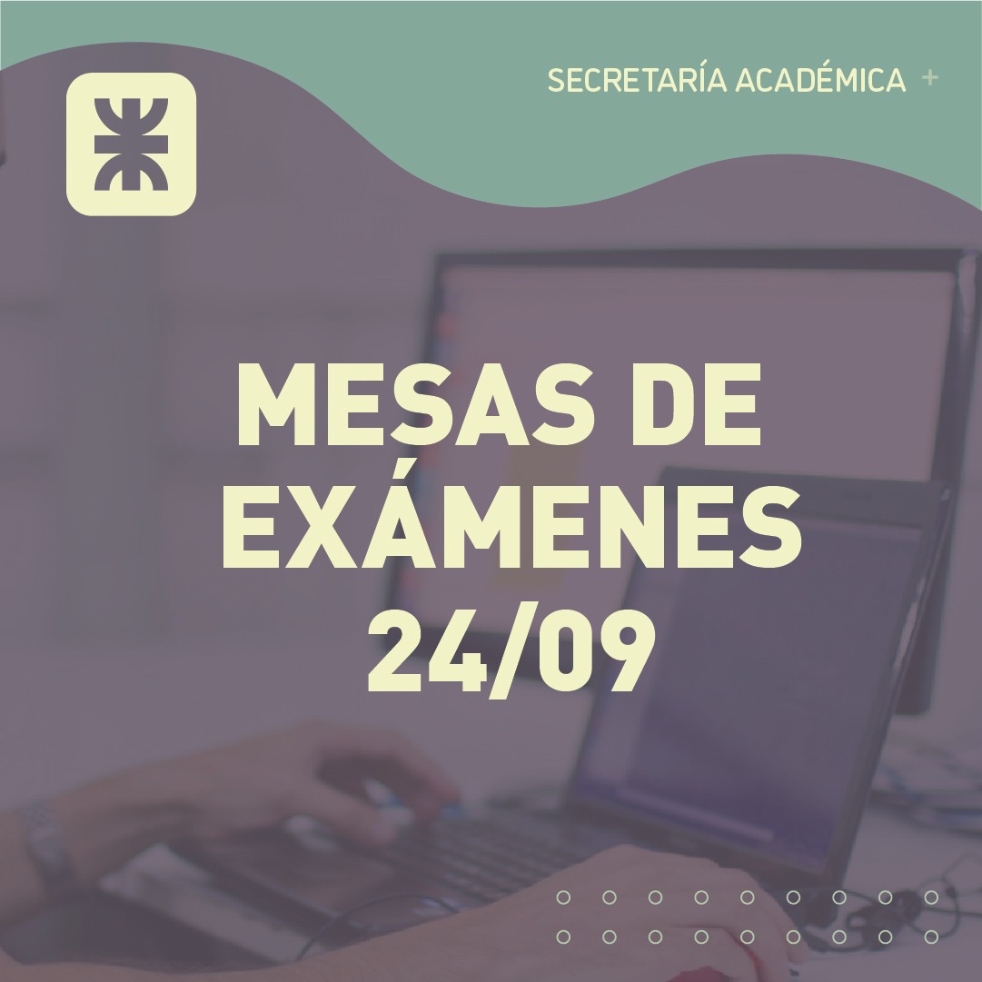 Mesas de examen 24/09